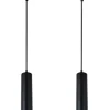Oświetlenie Przedpokoju|Oświetlenie Jadalni>Candellux Lighting Lampa wisząca podwójna czarna 2x50W GU10 Tuba