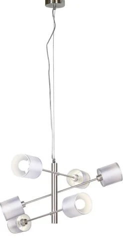 Oświetlenie Przedpokoju|Oświetlenie Jadalni>Candellux Lighting Lampa wisząca regulowana wysokośc satyna 6x40W Sax