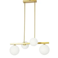 Oświetlenie Jadalni|Oświetlenie Kuchni>Candellux Lighting Lampa wisząca sufitowa mosiądz 4xG9 Kama