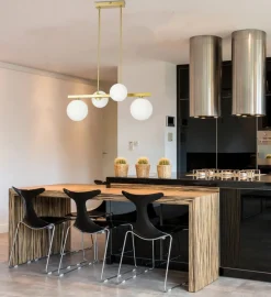 Oświetlenie Jadalni|Oświetlenie Kuchni>Candellux Lighting Lampa wisząca sufitowa mosiądz 4xG9 Kama