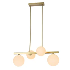 Oświetlenie Jadalni|Oświetlenie Kuchni></noscript>Candellux Lighting Lampa wisząca sufitowa mosiądz 4xG9 Kama