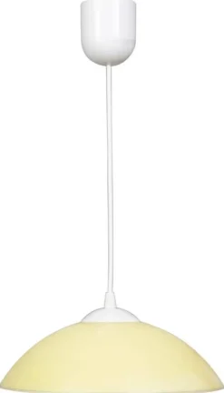 Oświetlenie Pokoju Dziecięcego|Oświetlenie Przedpokoju>Candellux Lighting Lampa wisząca żółta szklana Fino