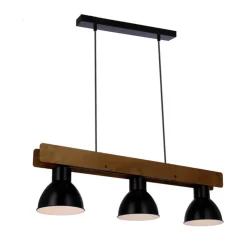 Oświetlenie Przedpokoju|Oświetlenie Jadalni>Candellux Lighting Lampa wisząca Vario 3xE27 czarna