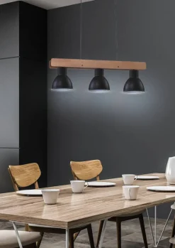 Oświetlenie Przedpokoju|Oświetlenie Jadalni></noscript>Candellux Lighting Lampa wisząca Vario 3xE27 czarna