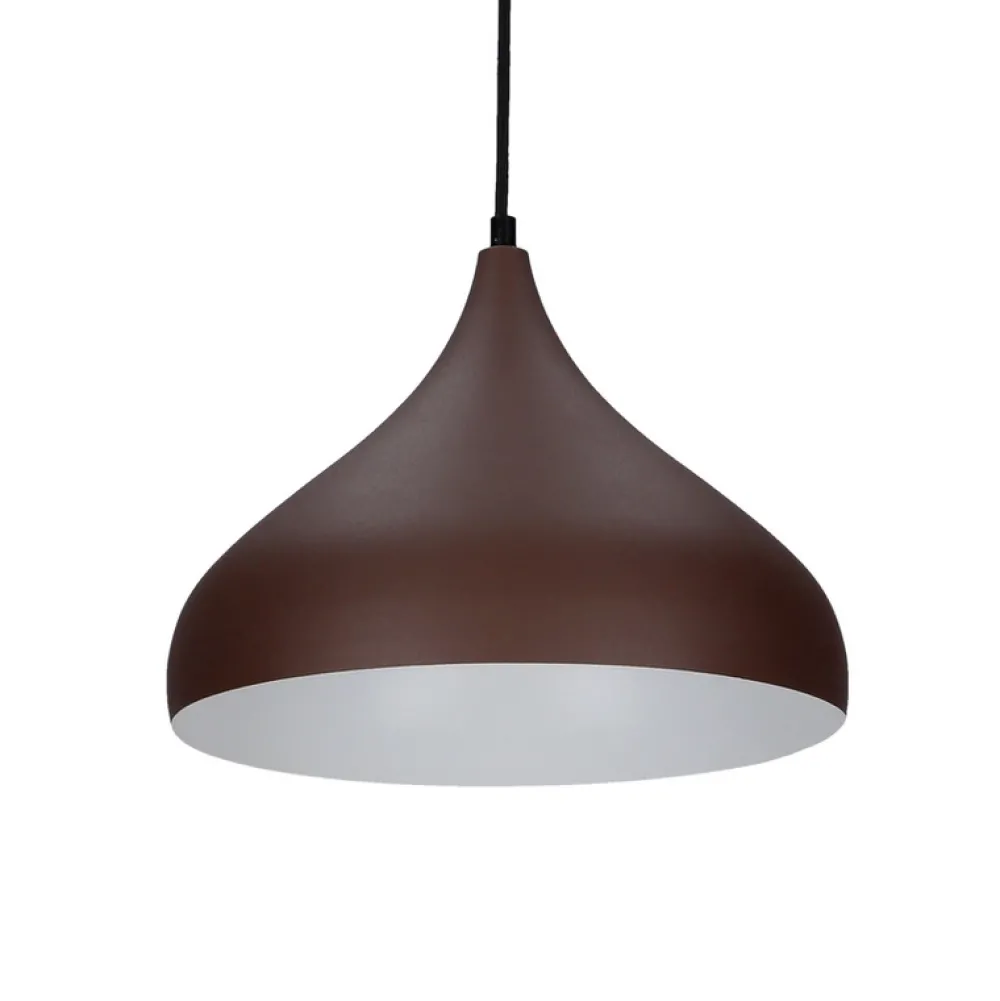 Oświetlenie Przedpokoju|Oświetlenie Jadalni>Ledea LAMPA WISZĄCA VIBORG 320mm E27 40W METAL BRĄZOWY