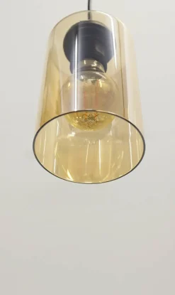 Oświetlenie Przedpokoju|Oświetlenie Jadalni></noscript>Candellux Lighting Lampa wisząca 3xE27 35cm czarno/brązowa Bistro