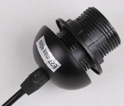 Oświetlenie Przedpokoju|Oświetlenie Jadalni></noscript>Candellux Lighting Lampa wisząca 3xE27 35cm czarno/brązowa Bistro