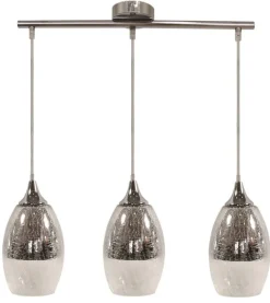 Oświetlenie Przedpokoju|Oświetlenie Jadalni>Candellux Lighting Lampa wisząca złota szklana regulowana 3x60W Celia