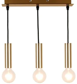 Oświetlenie Jadalni|Oświetlenie Kuchni>Ledea Lampa wisząca złota 3xE27 14,2 cm Dallas