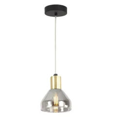 Oświetlenie Przedpokoju|Oświetlenie Jadalni>Candellux Lighting Lampa wisząca złota 1xE14 Gregory