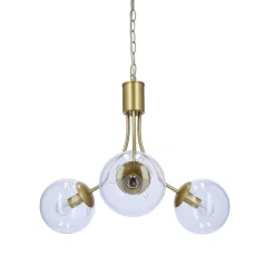 Oświetlenie Przedpokoju|Oświetlenie Jadalni></noscript>Candellux Lighting Lampa wisząca złota 3xE14 żyrandol Dani