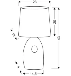 Oświetlenie Sypialni|Oświetlenie Salonu></noscript>Candellux Lighting Lampka nocna czarna złota Hierro