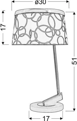Oświetlenie Pokoju Dziecięcego|Oświetlenie Sypialni>Candellux Lighting Lampka nocna Impresja E27 60W