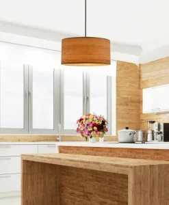 Oświetlenie Przedpokoju|Oświetlenie Jadalni></noscript>Candellux Lighting LEGNO LAMPA WISZĄCA CZARNY 30 1X40W E27 ABAŻUR ORZECHOWY