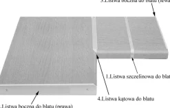 Akcesoria Do Mebli Kuchennych>Lempert Listwa kątowa do blatów 28 mm