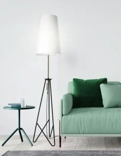 Oświetlenie Jadalni|Oświetlenie Sypialni>Candellux Lighting Loftowa lampa podłogowa Taflo 1xE27