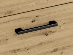 Szafki Na Buty|Zestawy Mebli Do Salonu></noscript>ML Meble Loftowa szafka na buty do przedpokoju NEVIO dąb artisan