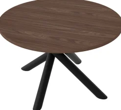 Krzesła|Stoły></noscript>Lempert Loftowy stół do jadalni okrągły 110 cm OPALIO orzech wisconsin
