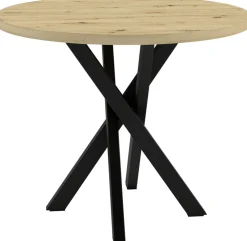 Krzesła|Stoły>Meblomal Loftowy stół okrągły 100 cm TIBO nierozkładany