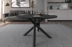Krzesła|Stoły></noscript>Lempert Loftowy stół zaokrąglony do jadalni 138x100 cm OPALIO jesion portland