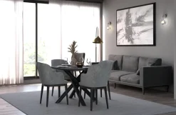 Krzesła|Stoły></noscript>Lempert Loftowy stół zaokrąglony do jadalni 138x100 cm OPALIO jesion portland