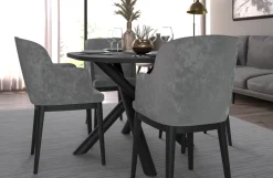 Krzesła|Stoły></noscript>Lempert Loftowy stół zaokrąglony do jadalni 138x100 cm OPALIO jesion portland