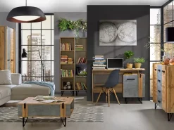 Zestawy Mebli Do Salonu|Zestawy Mebli Młodzieżowych>DOLMAR Loftowy stolik kawowy do salonu 80x80 cm LOSTI