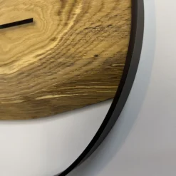 Pozostałe></noscript>BROMARKT Loftowy zegar ścienny dębowy 50 cm RAW