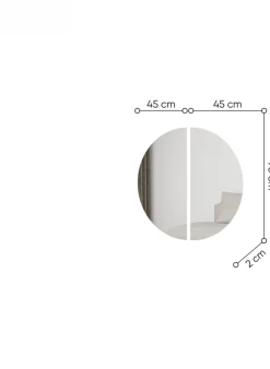 Lustra|Garderoby></noscript>lenart. Lustro ścienne do przedpokoju 90 cm x 90 cm z oświetleniem