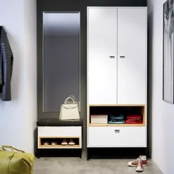 Lustra>GiB Meble Lustro na panelu białym OLI