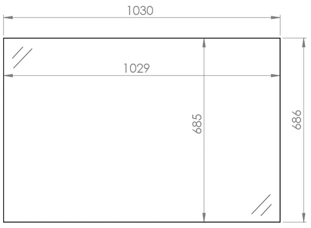 Lustra>ML Meble Lustro wiszące do przedpokoju NEVIO dąb artisan