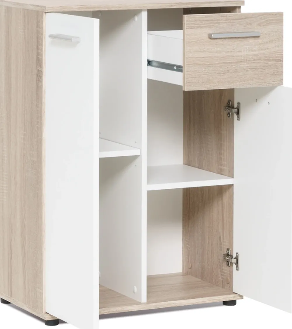 Zestawy Mebli Do Przedpokoju|Komody>Meblohand Mała komoda do przedpokoju z szufladą 60 cm JOVITA dąb sonoma