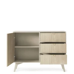 Komody>PIASKI Mała komoda do salonu w stylu boho FLOW