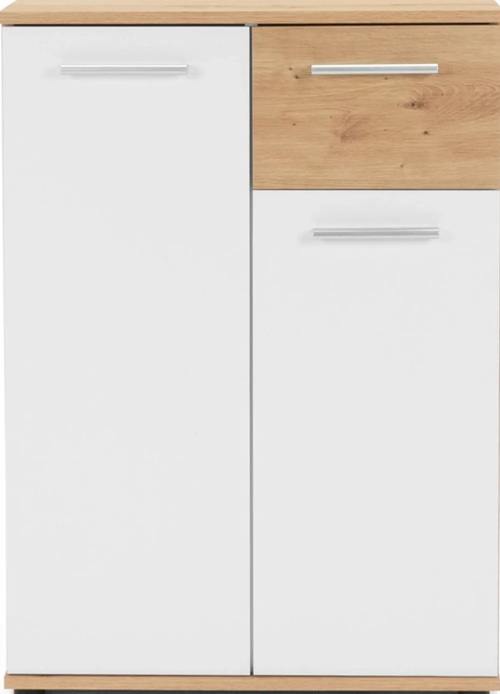 Zestawy Mebli Do Przedpokoju|Komody>Meblohand Mała komoda z szufladą i półkami dąb artisan 60 cm JOVITA