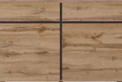 Zestawy Mebli Do Sypialni|Komody></noscript>Helvetia Mała komoda z szufladami do salonu 120 cm CROSS dąb wotan