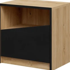 Zestawy Mebli Do Sypialni|Szafki Nocne>JUREK Mała nowoczesna szafka nocna 50 cm z półką AMADEO