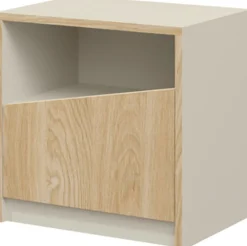 Zestawy Mebli Do Sypialni|Szafki Nocne>JUREK Mała nowoczesna szafka nocna 50 cm z półką AMADEO