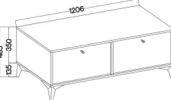 Zestawy Mebli Do Salonu|Szafki Rtv></noscript>Lempert Mała nowoczesna szafka RTV pod telewizor 120 cm TOKEN beż piaskowy