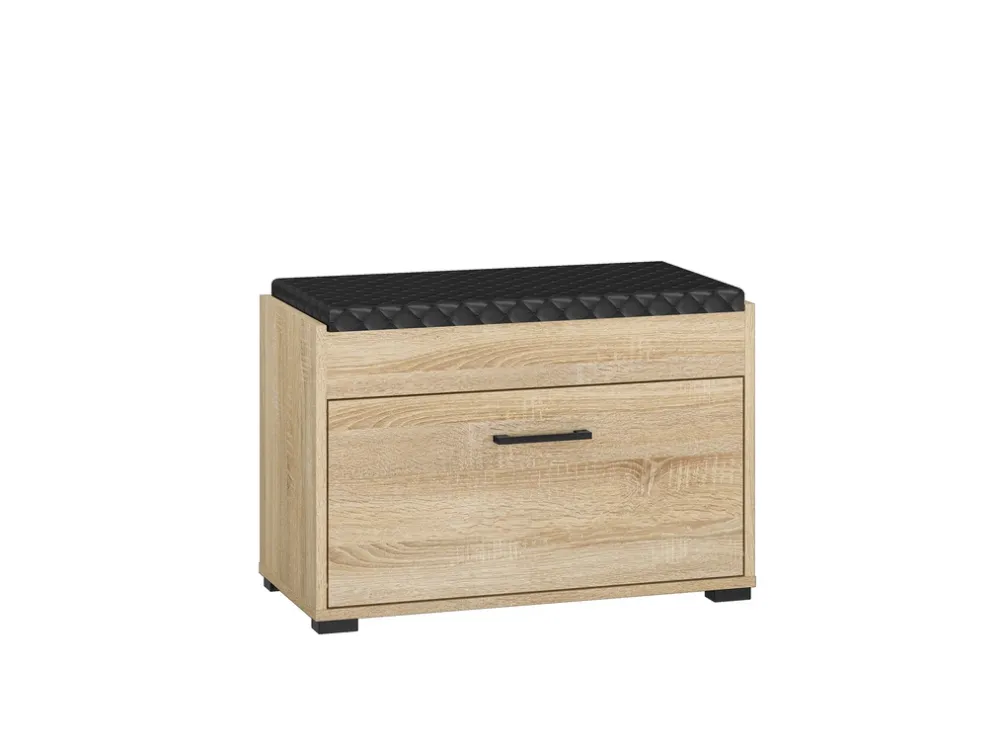 Szafki Na Buty>ML Meble Mała szafka na buty z tapicerowanym siedziskiem 70 cm CARO