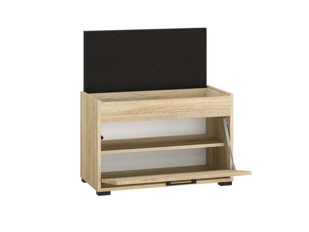 Szafki Na Buty>ML Meble Mała szafka na buty z tapicerowanym siedziskiem 70 cm CARO