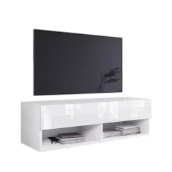 Szafki Rtv>BRATEX Mała szafka RTV 100cm biała AROMA biały