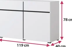 Zestawy Mebli Do Sypialni|Komody></noscript>Helvetia Mała zielona komoda z szufladami i półkami 120 cm CROSS