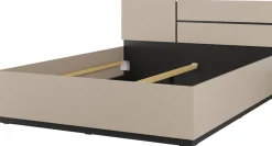 Meble Młodzieżowe|Łóżka Młodzieżowe></noscript>Helvetia Małżeńskie beżowe łóżko do sypialni 160x200 cm CROSS congo