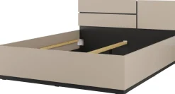 Meble Młodzieżowe|Łóżka Młodzieżowe></noscript>Helvetia Małżeńskie beżowe łóżko do sypialni 160x200 cm CROSS congo