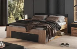 Łóżka Małżeńskie|Łóżka Z Zagłówkiem></noscript>Helvetia Małżeńskie łóżko do sypialni 180x200 cm z szufladą BETA