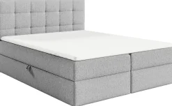 Łóżka Małżeńskie|Łóżka Ze Stelażem>BROMARKT Małżeńskie łóżko dwuosobowe 180x200 cm do sypialni kontynentalne z pojemnikiem ASPEN