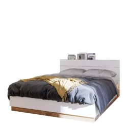 Łóżka Małżeńskie|Łóżka Z Zagłówkiem>lenart. Małżeńskie łóżko ze stelażem 180x200 cm DENTRO
