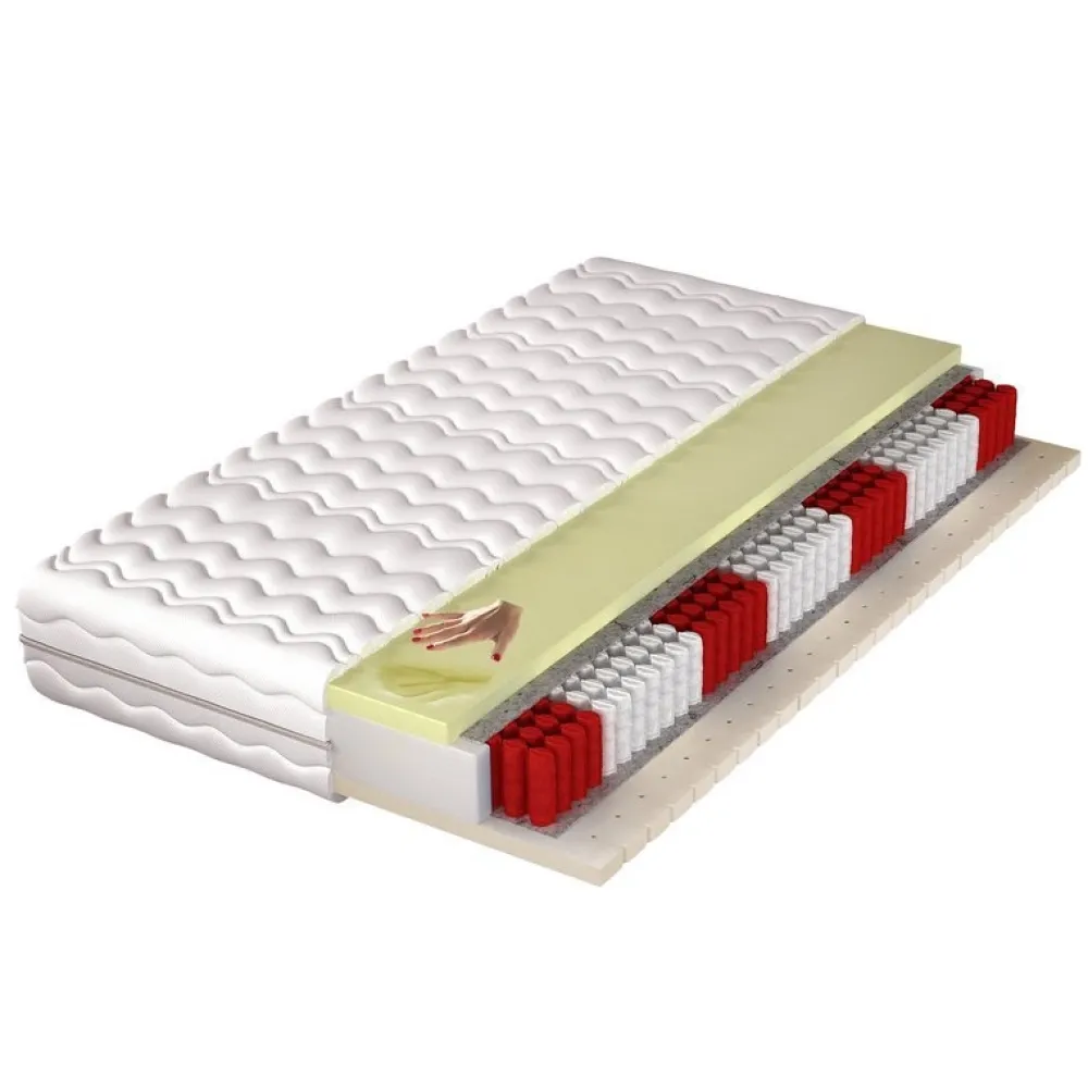Materace Kieszeniowe|Materace>WOJTEX Materac kieszeniowy multipocket visco + lateks 140x200 ORTEGA