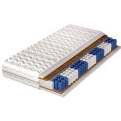 Materace Kokosowe|Materace Kieszeniowe>WOJTEX Materac kieszeniowy z podwójnym kokosem 100x200 ARTEMIS