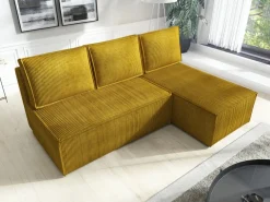 Narożniki></noscript>IZABELLA MEBLE Mały narożnik do salonu z funkcją spania do salonu HECTOR